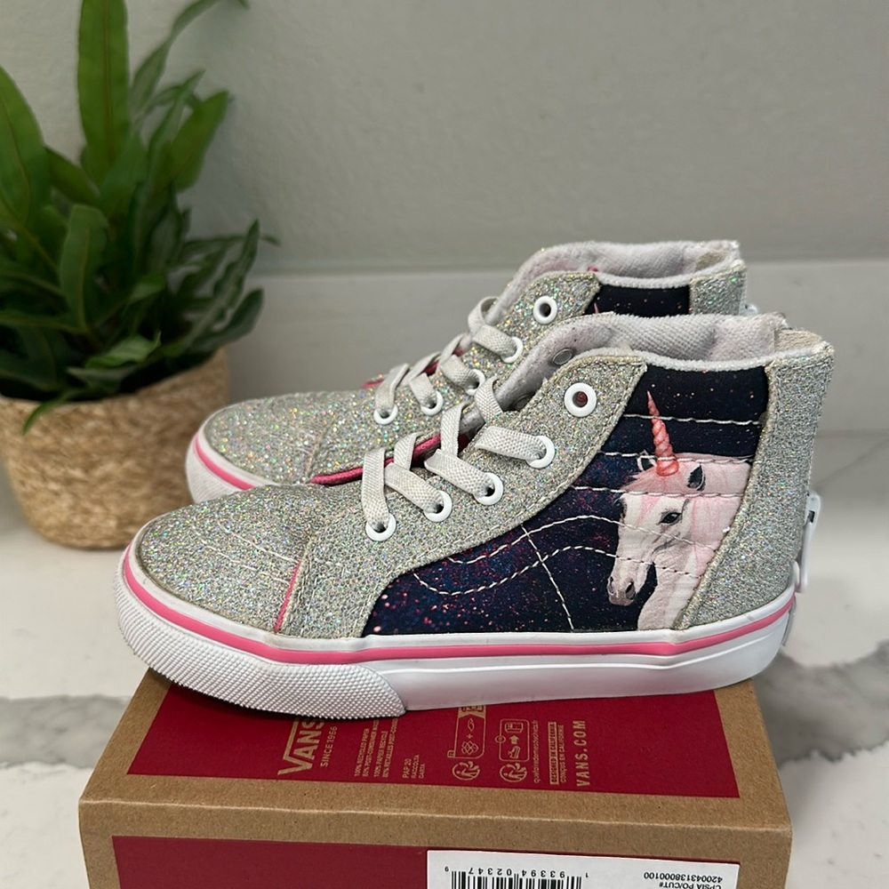 Vans Sk8 Hi Zip Unicorn Shoes